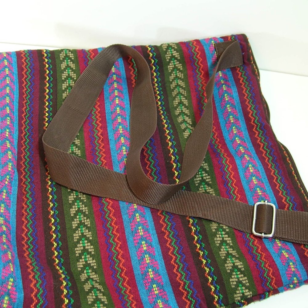 Boho Multicolored Shoulder Bag - Picture 3 of 7